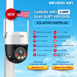 Camera IP PTZ Wifi 2MP KBVISION KX-AF2016WPN-AL Camera IP PTZ Wifi 2MP KBVISION KX-AF2016WPN-AL