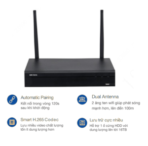 Đầu ghi hình IP Wifi 8 kênh KBVISION KX-A8108WN Đầu ghi KX-A8104WN-1-1