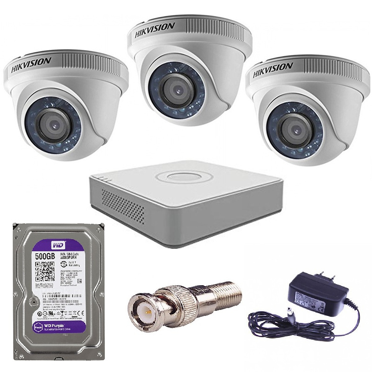 Camera HDTVI Dome 2MP Hikvision DS-2CE56D0T-IR a344bb87a832f526d0c9f19b443488c1