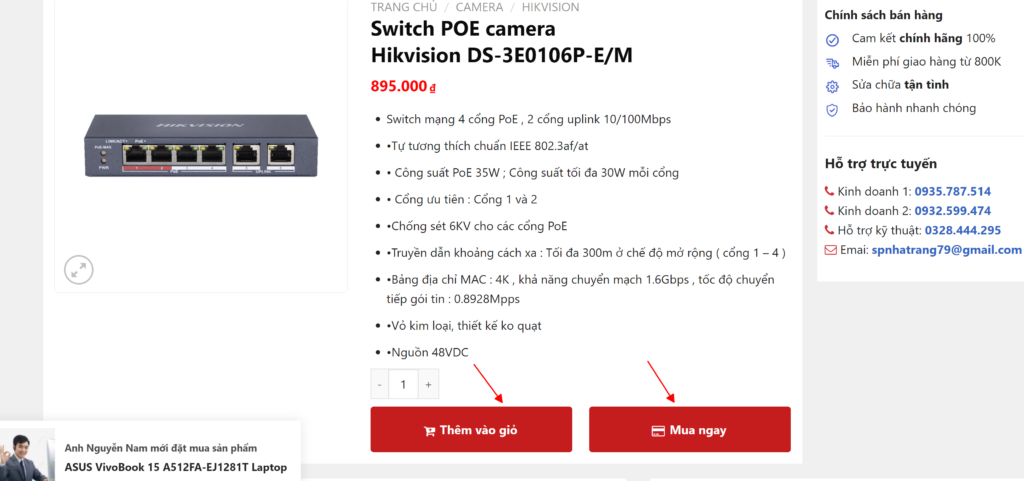 Hướng dẫn mua hàng tại SP Nha Trang 2 1