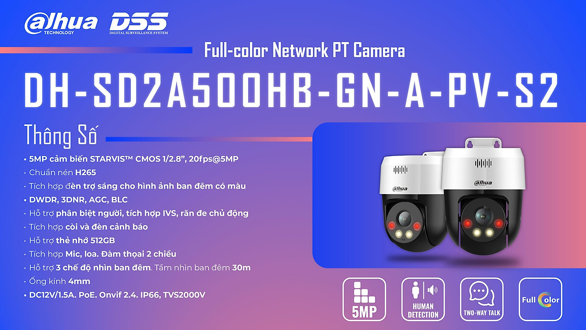 Camera IP WIFI 5MP DAHUA DH-SD2A500HB-GN-AW-PV-S2 252b0f0e02d38f090f234d3992aa69a2