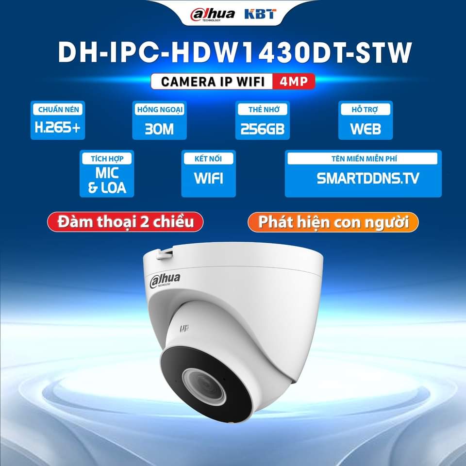Camera IP Wifi 4MP DAHUA DH-IPC-HDW1430DT-STW 930137543165