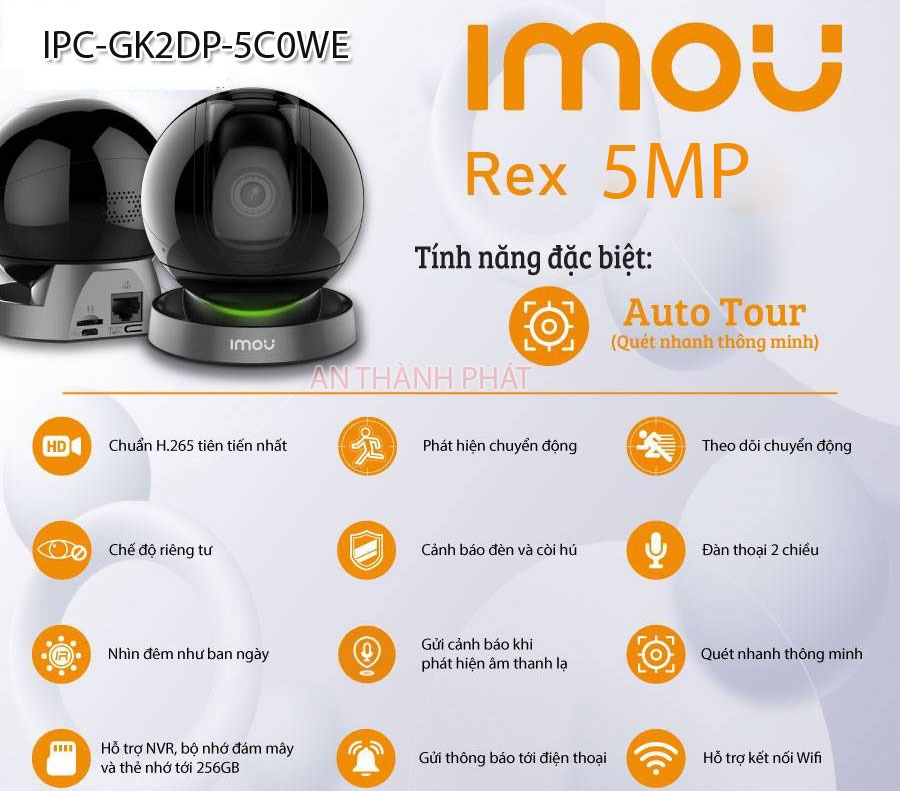 Camera Wifi PT Full Color 5MP IMOU IPC-GK2DP-5C0WE IPC GK2DP 5C0WE DO PHAN GIAI 5MP 6 11zon