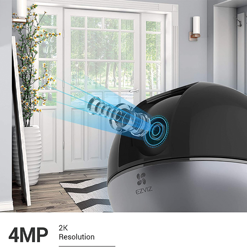 Camera IP Wifi 4MP EZVIZ C6W quay quét 360 độ c6w do phan giai 4m