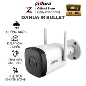 Camera IP Wifi 2MP DAHUA DH-IPC-HFW1230DT-STW camera dahua dh ipc hfw1230dt stw wireless ir bullet xzone dong nai scaled 1