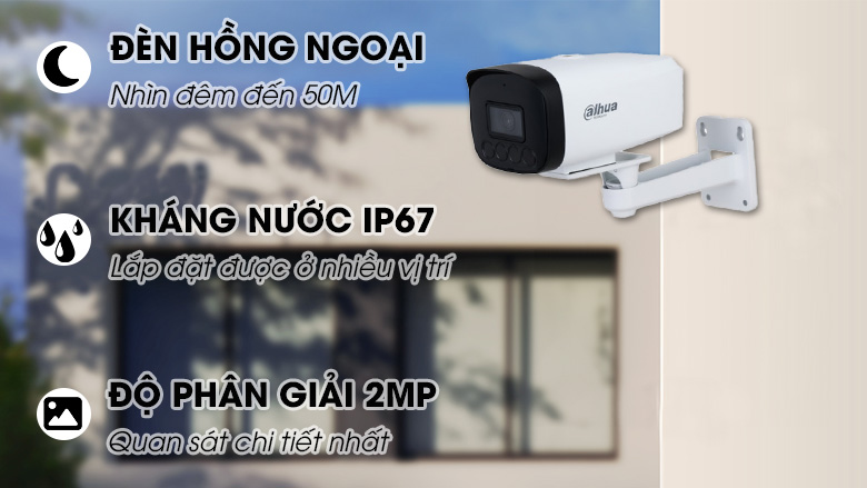 Camera IP thân trụ 2MP DAHUA DH-IPC-HFW1230V-A-I4-B camera dh ipc hfw1230v a i4 b ngoai troi