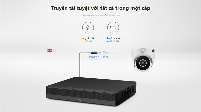 camera ip wifi dome 4mp imou ipc t42ep 4