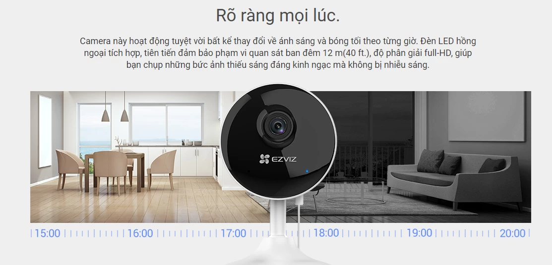 Camera WIFI EZVIZ C1C-B 1080P camera ip wifi ezviz c1c b 1080 2