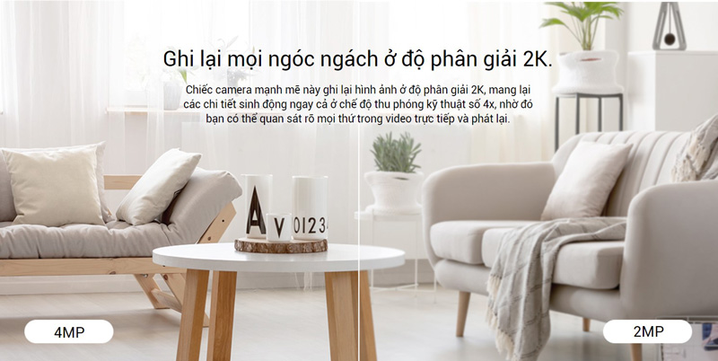 Camera IP Wifi EZVIZ C6N 4MP quay quét thông minh camera ip wifi ezviz c6n 4mp 4