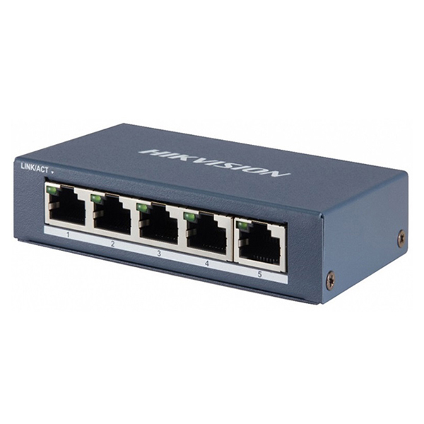 Switch POE GIGABIT 4 cổng PoE 1000Mpbs Hikvision DS-3E0505P-E/M ds 3e0505p e m
