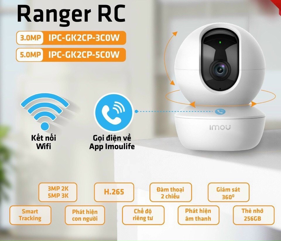 Camera IP wifi không dây 3MP IMOU IPC-GK2CP-3C0WR ipc gk2cp 3c0w