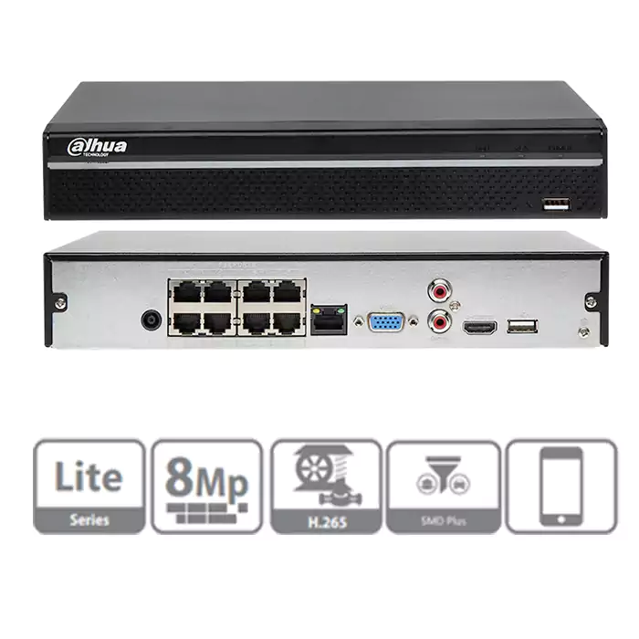 Đầu ghi hình IP 8 kênh DAHUA DHI-NVR2108HS-4KS2 nvr2108