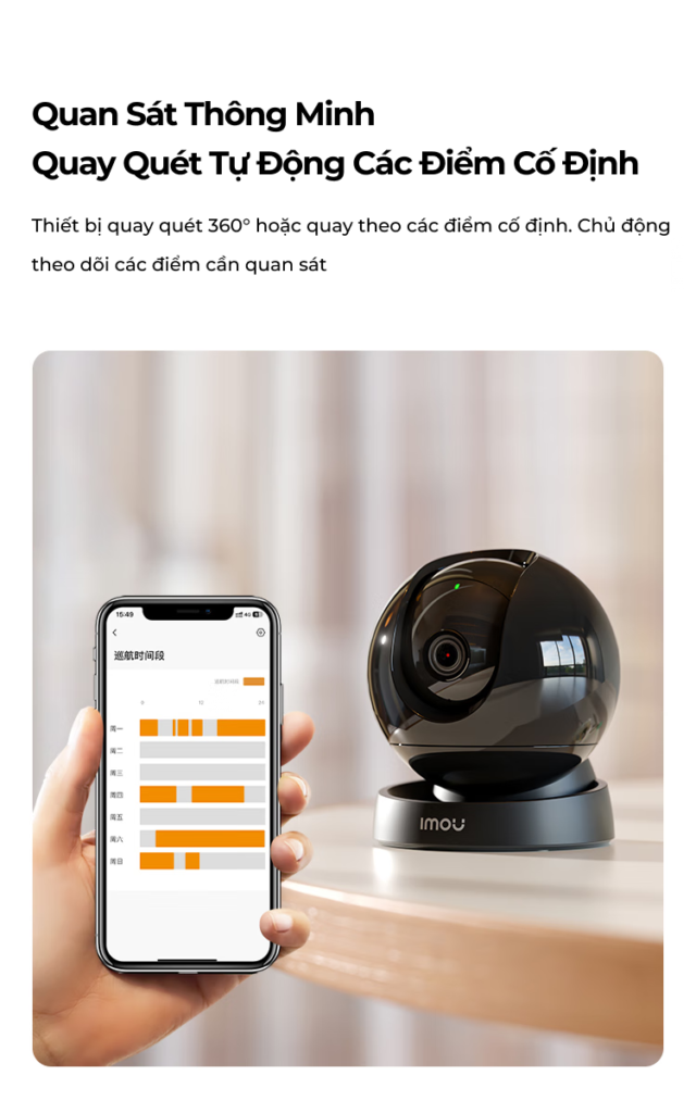 Camera Wifi 3MP iMOU IPC-GK2DP-3C0W rex 2d 6 abde03909f0c4528b97c512dbf181a01