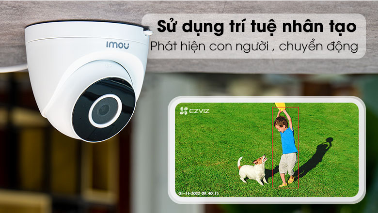 Camera IP Wifi Dome 2MP IMOU IPC-T22EP t22ep 4