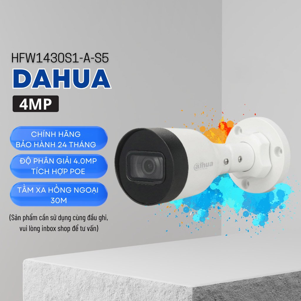 Camera IP 4MP thân trụ DAHUA DH-IPC-HFW1430S1-A-S5 z5654537652978 523bd1165d2b57fa5f145d6163d4d200