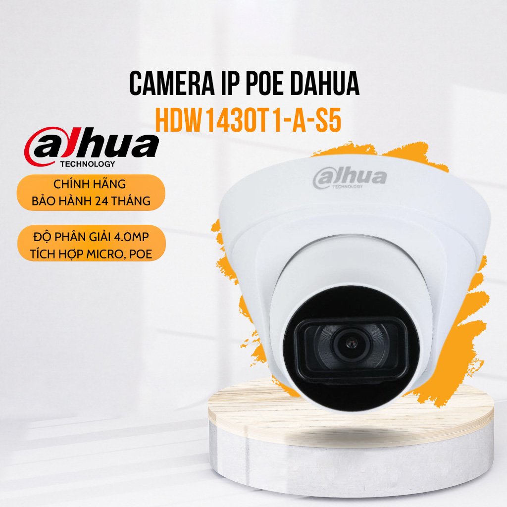 Camera IP 4MP Dome Dahua DH-IPC-HDW1430T1-A-S5 z5654596374181 fd048ce0b33c6a5d693eeb7bec2a19d6