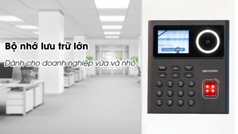 may cham cong hikvision ds k1t320mfwx luu tru lon