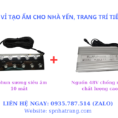 Nguồn 48VDC 8.3A 400W Chống nước chất lượng cao, dùng cho vỉ phun sương, biển quảng cáo ANH VI TAO AM NHA YEN 2