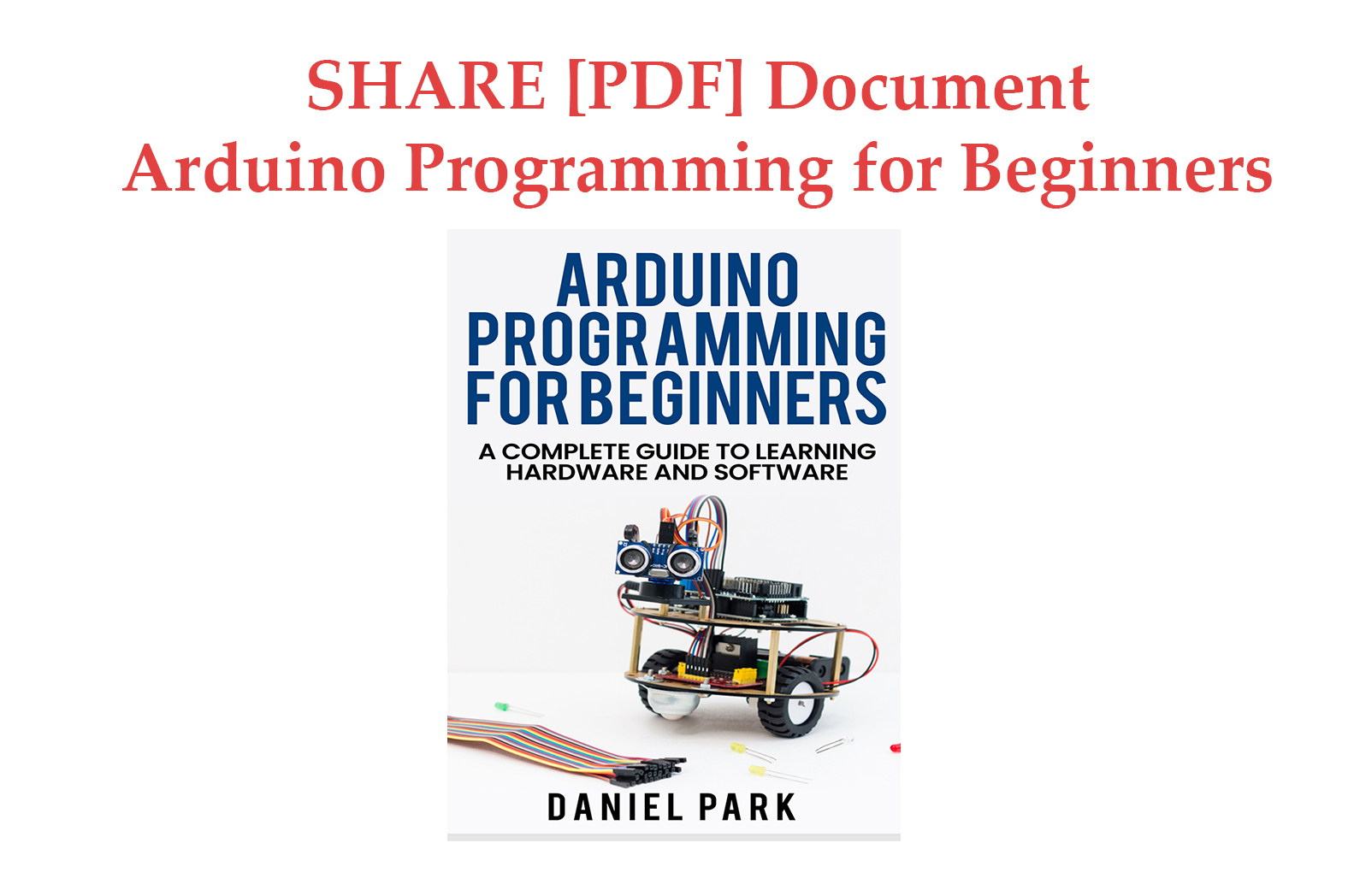 arduino for beginner