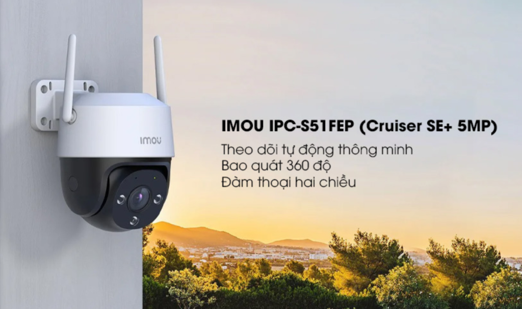 Camera Wifi IPC-S51FEP PT Full Color IMOU 5MP siêu nét 1
